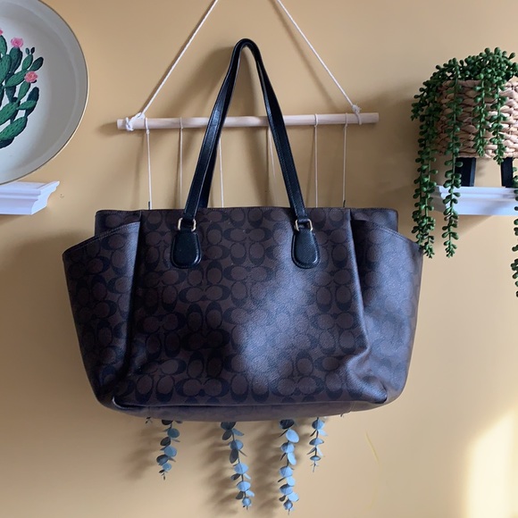 Brown Monogram Coach carry on - Picture 7 of 15